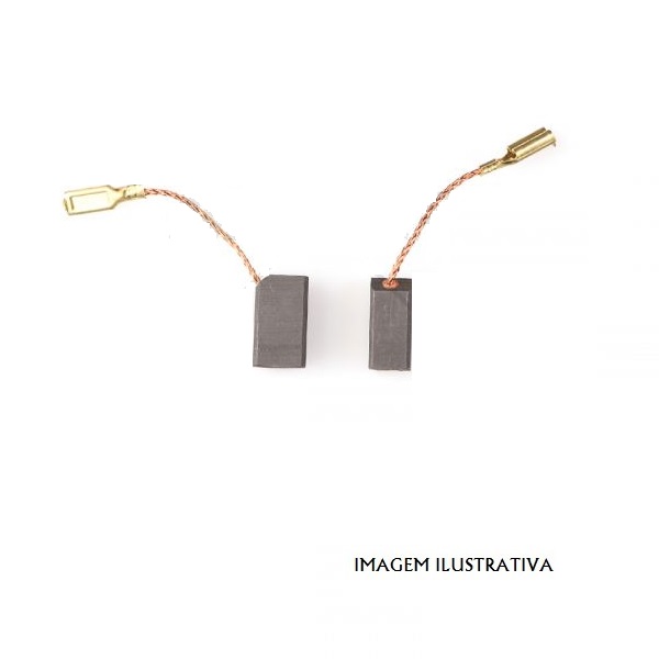 EC2021 ESCOVAS DE CARVÃO 6,3X8X13,5 COMPATÍVEIS BLACK & DECKER