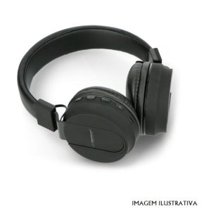 EH208K Auscultadores Bluetooth v5.0 com microfone S/ Fios Stereo Pretos