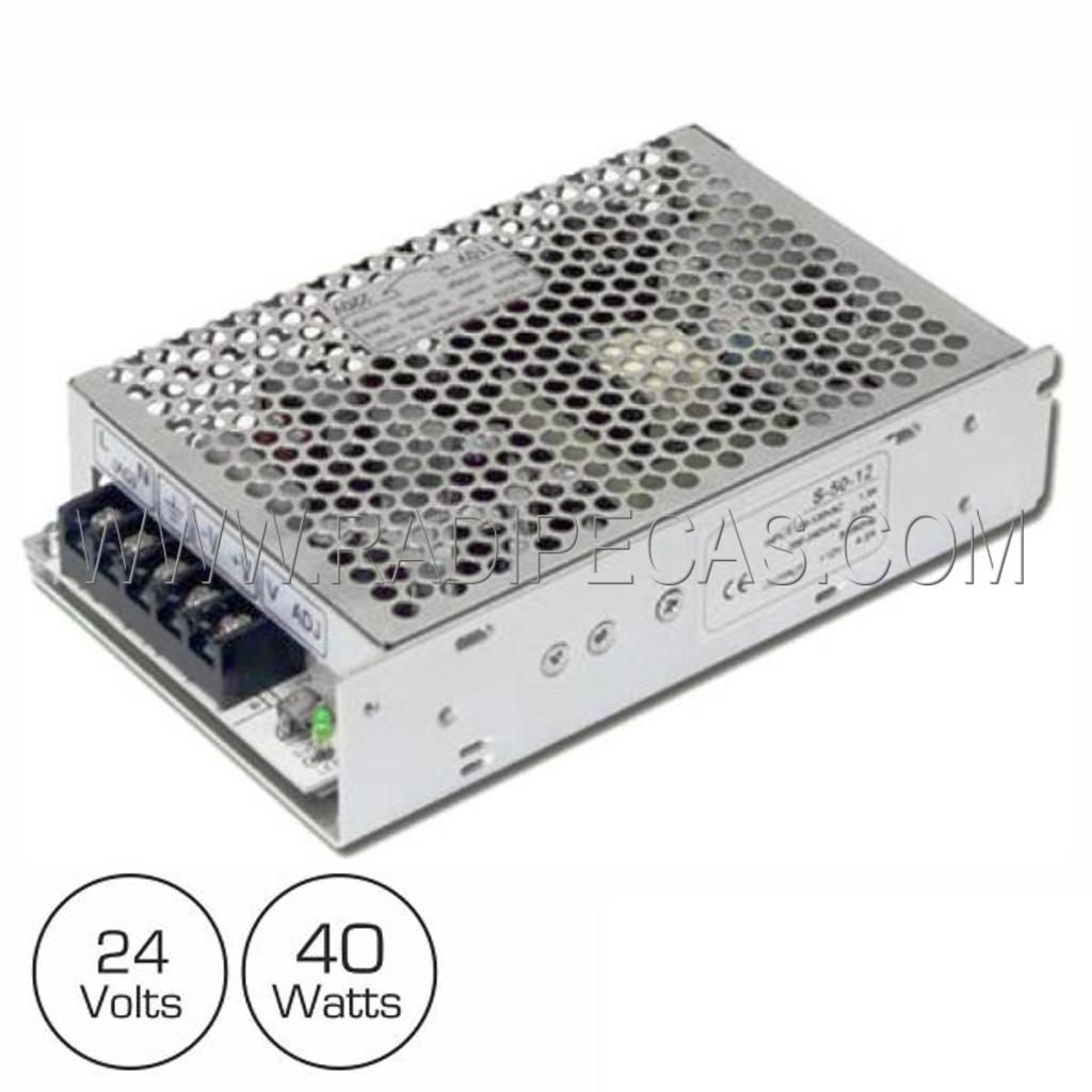 FAI24V1.7A Fonte de alimentação indust. 24v 1.67A 40w max