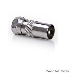 FC029 FICHA COAXIAL MACHO/ F MACHO