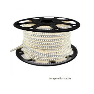 FLED220V/4K Led Fita 220V IP65 5050 SMD 14.4W 4000K