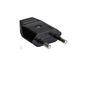 FM10B Ficha macho AC 6A 250v - preta