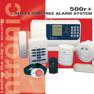 KIT-500 KIT Central alarme sem fios(4pirs+rc+int.mag.+bat.+sirene)