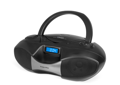 KM3903 Rádio Portátil FM C/ Leitor CD e Bluetooth KRUGER MATZ