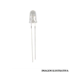 L-5GC LED 5mm TRANSPARENTE ALTO BRILHO luz VERDE 18000mcd 15º 3.2v