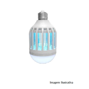 L2005389 Lampada LED E27 220V 12W Branco F. 6000K Anti-Mosquitos