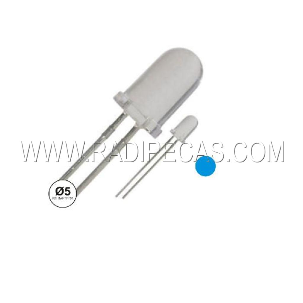 LL0510B Led 5mm alto brilho Azul
