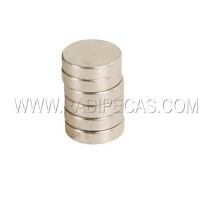 MAGNET6 Conjunto 6 imans 12x3mm - Neodymium - N35 ~ N45