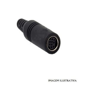 MD-90J FICHA MINI DIN 9 PINOS FEMEA