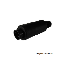 MDC08 FICHA MINI DIN 8 PINOS MACHO