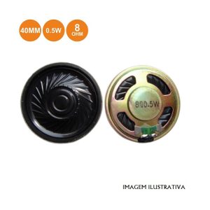 MLS40 Altifalante Miniatura 0.5W 8 Ohm 40mm
