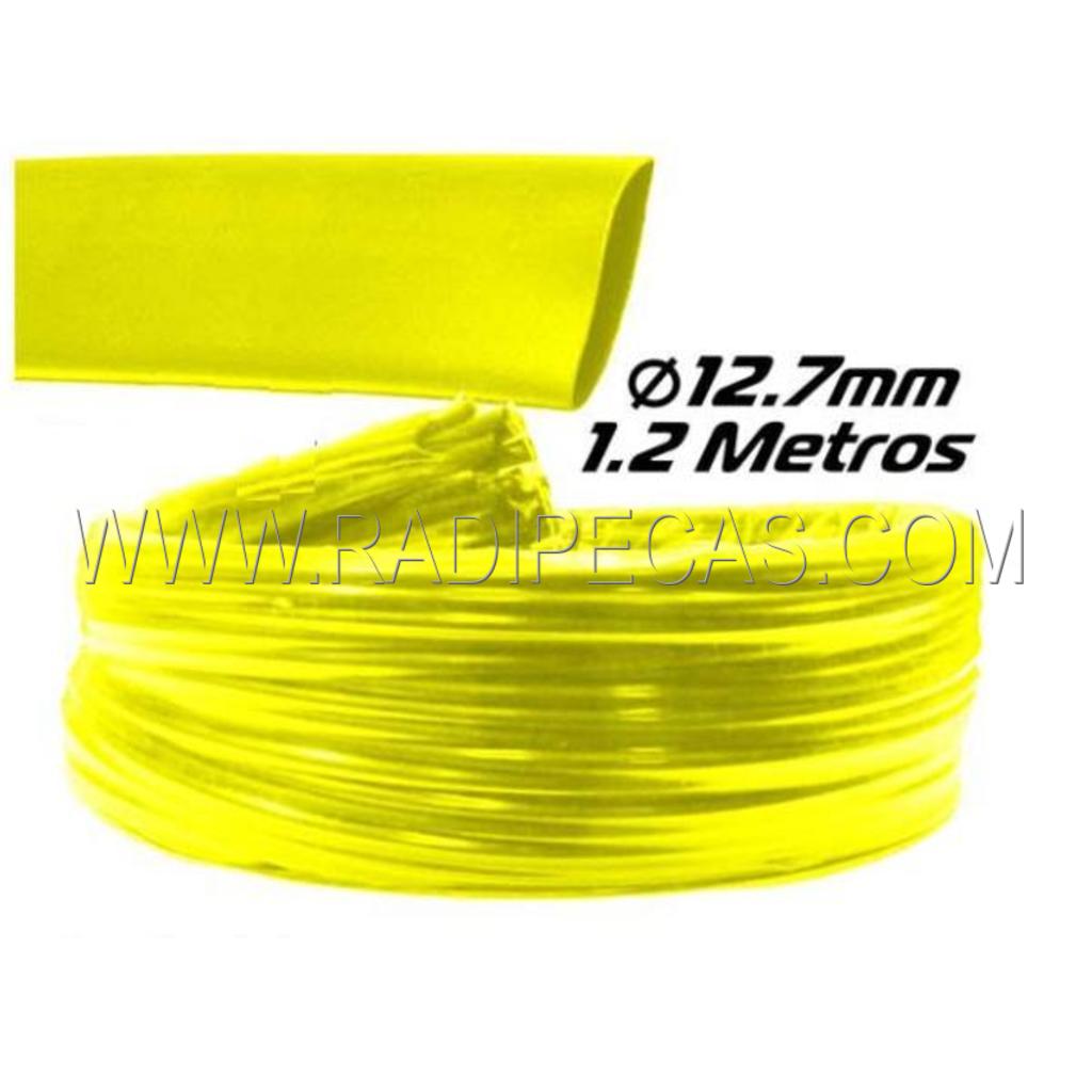 MR12.7AM TUBO MANGA TERMORETRATIL 12.7MM 1.2M AMARELO