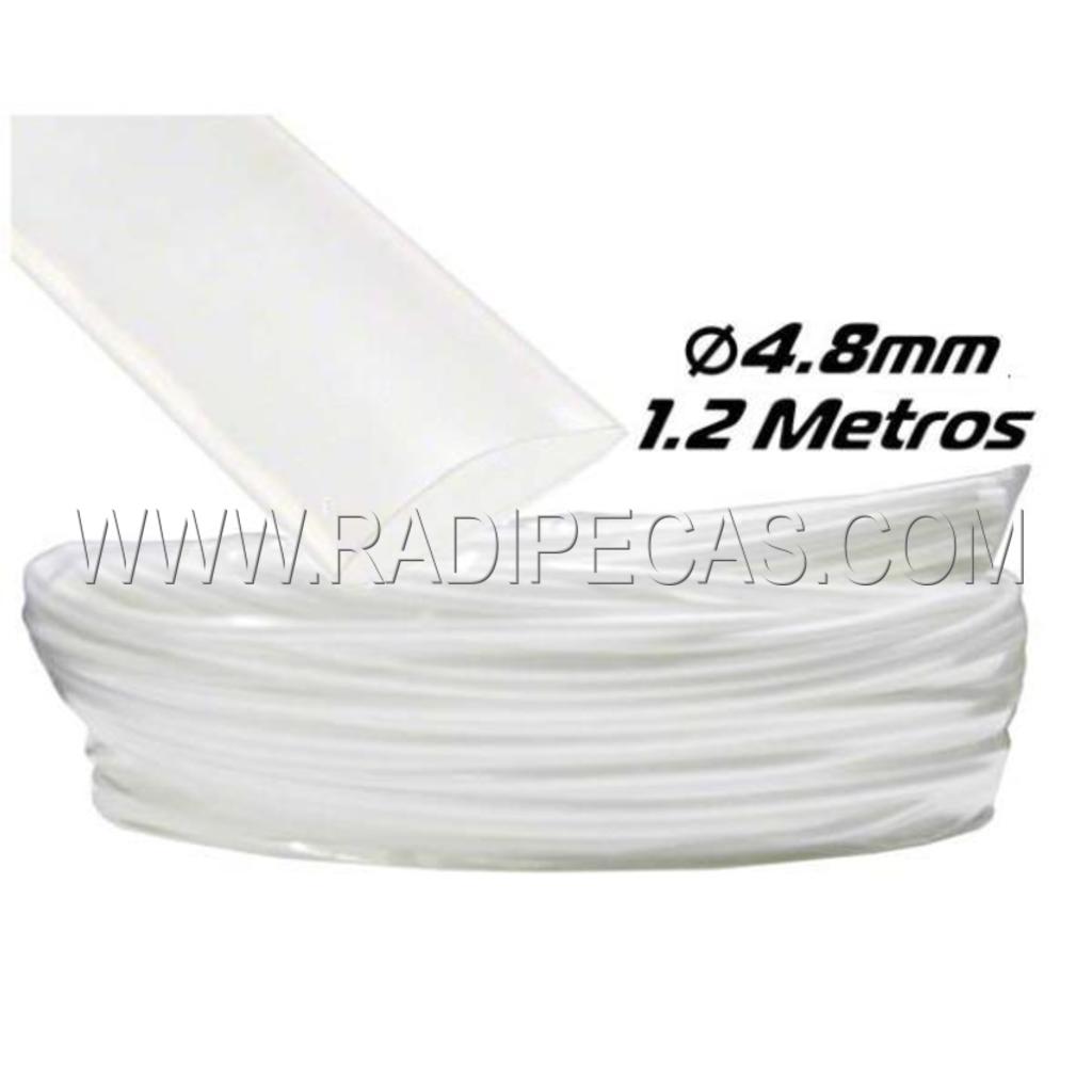 MR4.8TR TUBO MANGA TERMORETRATIL 4.8MM 1.2M TRANSPARENTE