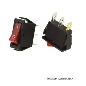 MS108F INTERRUPTOR SIMPLES 10A 220V C/LUZ