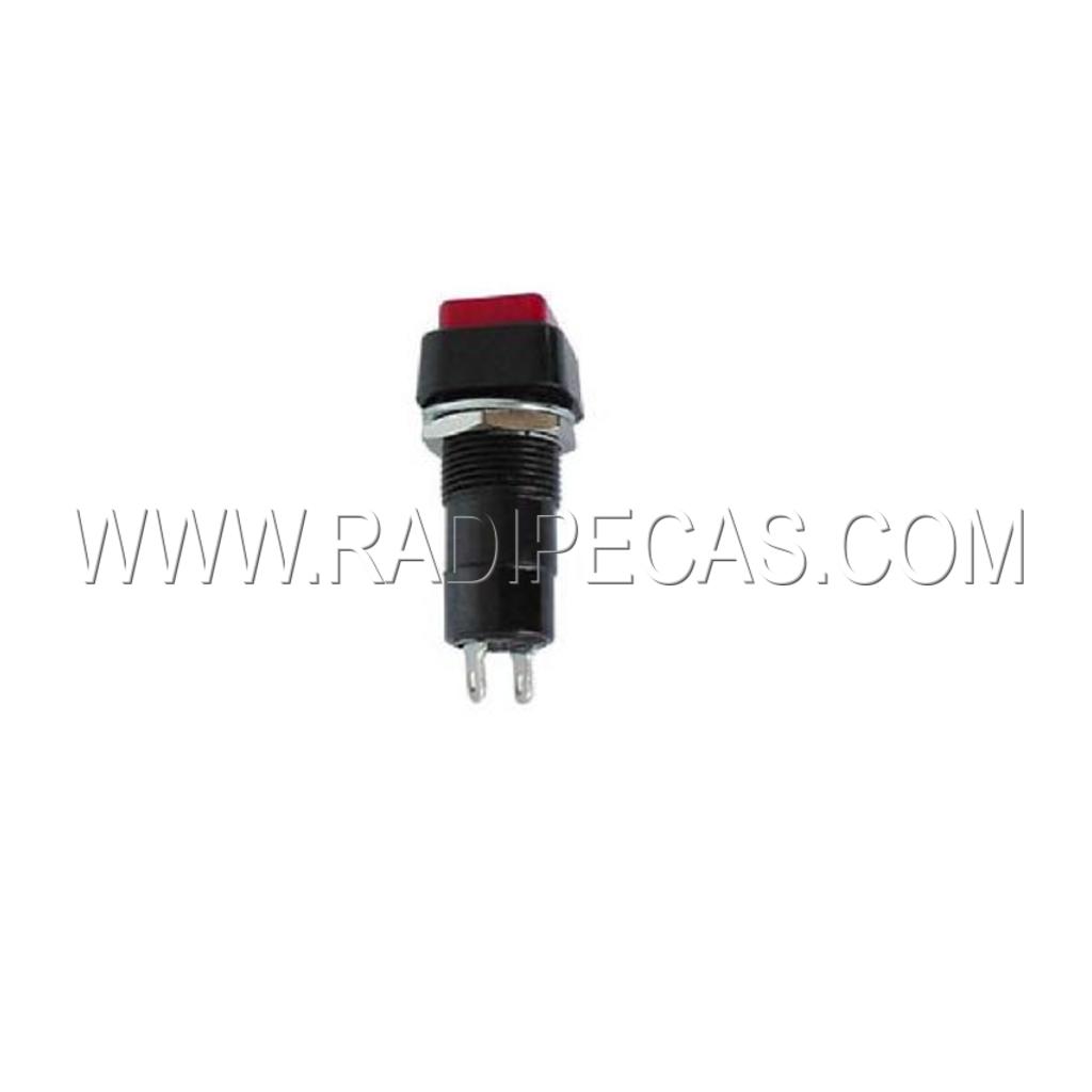 MS112 Interruptor pressao, norm.aberto (off-on) 1A/125v, vermelho