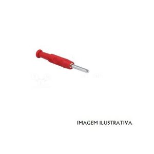 MST3RT Ficha banana 2mm 6A 60vdc vermelha - Hirschmann
