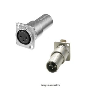 NA3FDM FICHA NEUTRIK - XLR FEMEA-MACHO FEEDTROUGH PAINEL