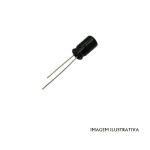 4.7/50NP Condensador Electrolitico Não-Polarizado 4,7uF 50V