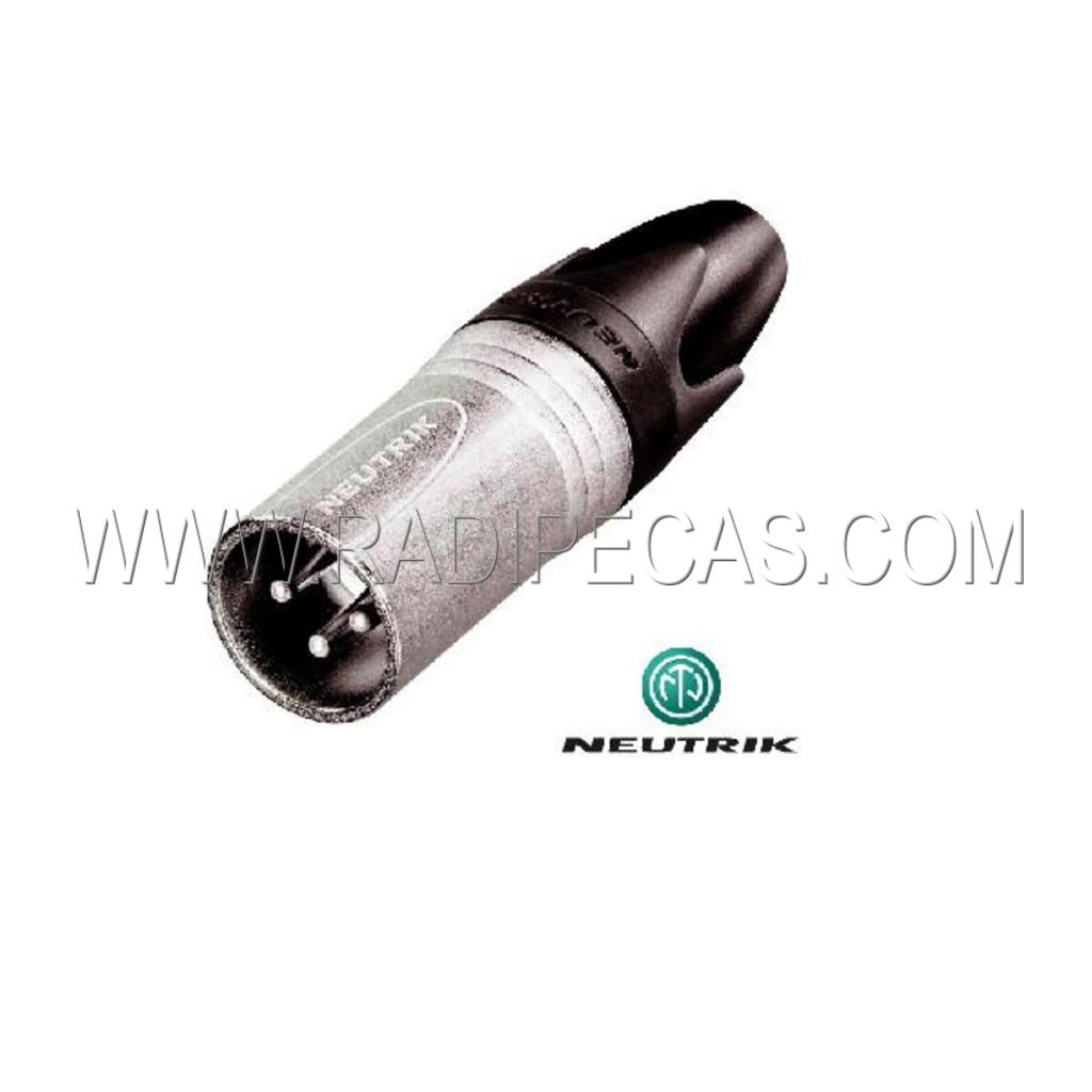 NTR-NC3MXX FICHA- NEUTRIK - XLR 3 PINOS MACHO PARA CABO