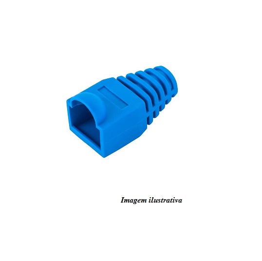 O115CAZ CAPA FICHA RJ45 COR : AZUL