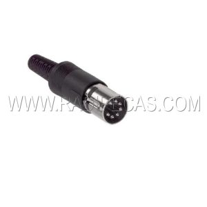 O25D FICHA DIN 7 PINOS MACHO