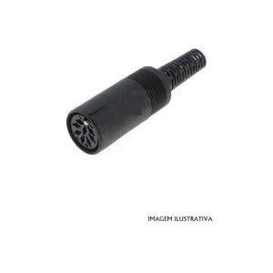 O25E/8 FICHA DIN 8 PINOS FEMEA