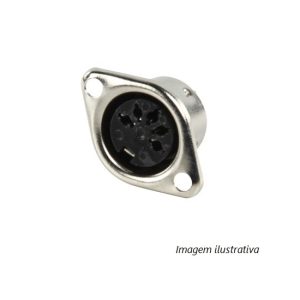 O25PA FICHA DIN 5 PINOS FEMEA PAINEL