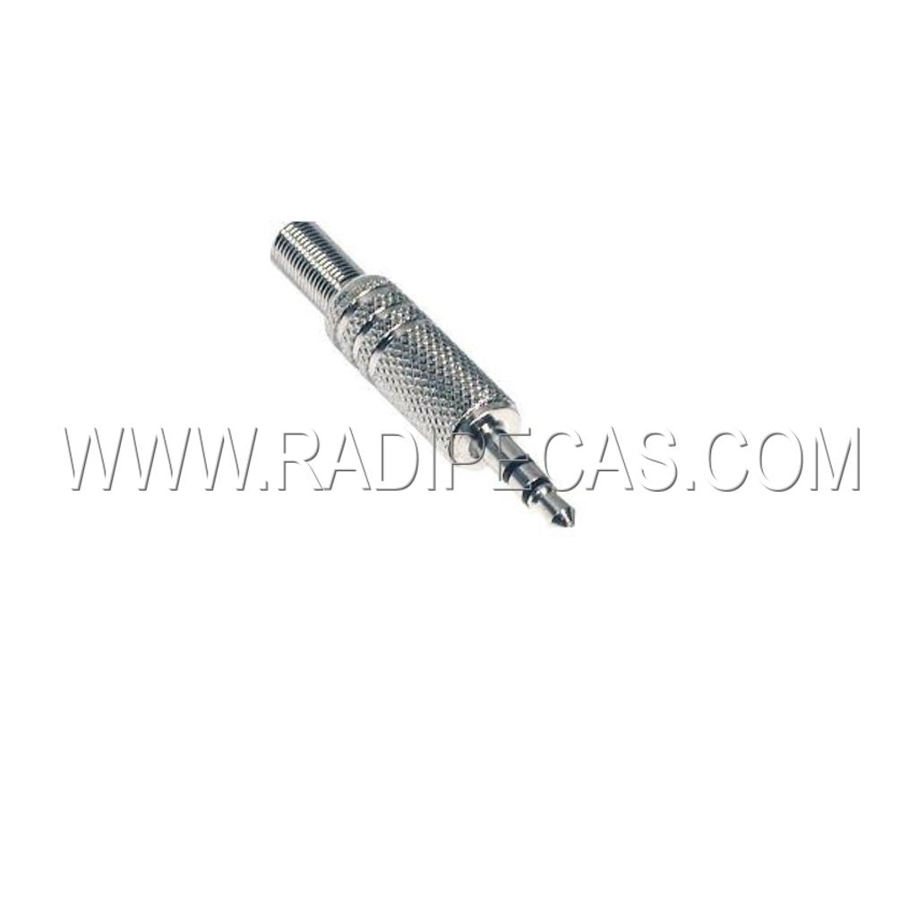 O33M JACK 3.5mm MACHO STEREO METAL