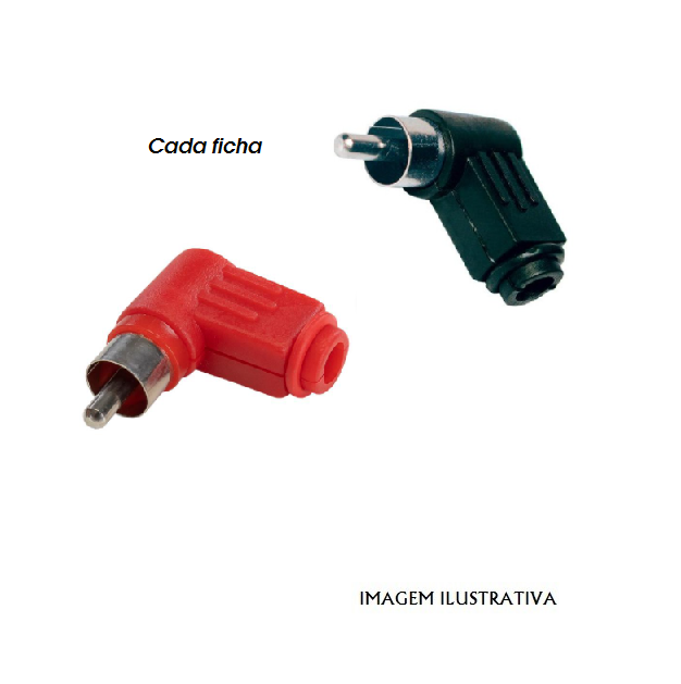 O60C FICHA RCA MACHO curva 90º
