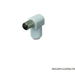 O92S FICHA COAXIAL FEMEA CURVA