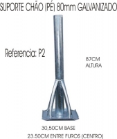 P2 PE 1m ANTENA 1,20M/1,80 , 80mm diametro