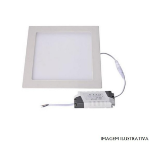 PAINEL-18W-6K Painel de led quadrado ( 22,5 ) 18w branco frio 6000k