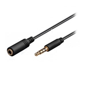 PCMP51A Cabo Jack 3.5mm 4p Macho / Jack 3.5mm 4p Fêmea