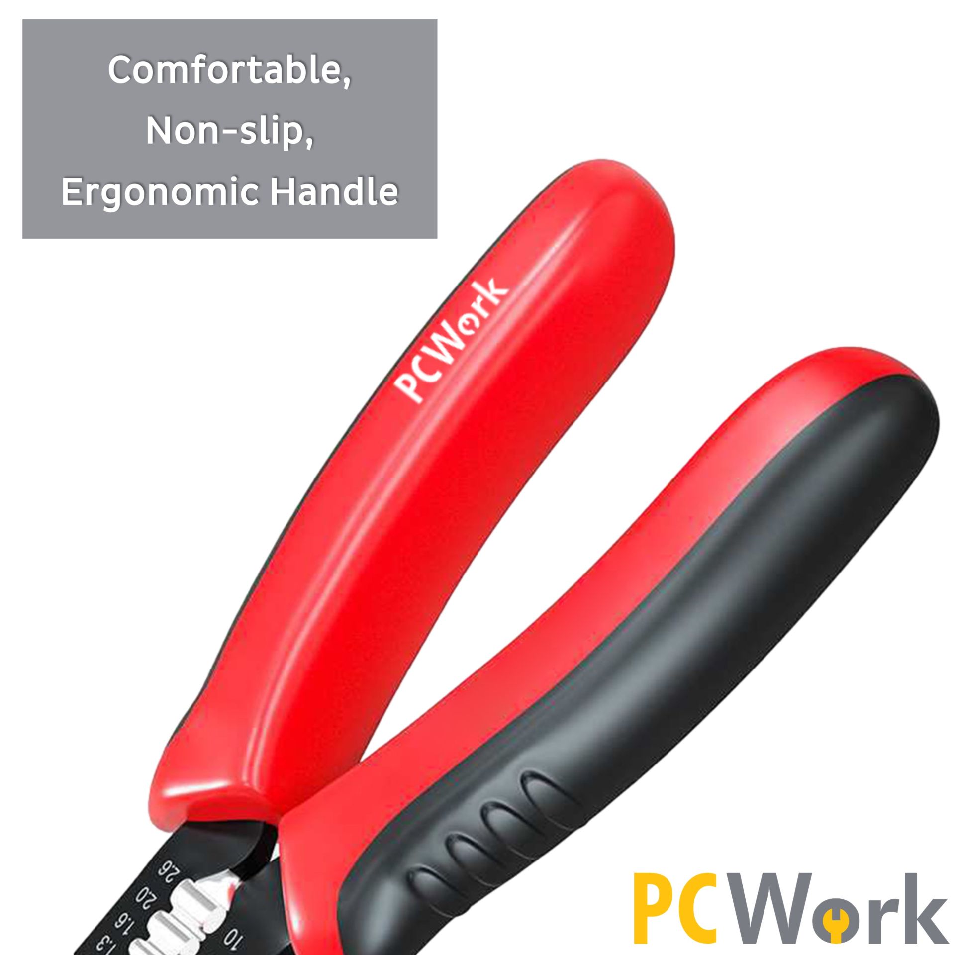 PCW04A Alicate descarnador e de corte 30º p/ cabos 0.8-2.6mm / 20-10AWG - Image 7
