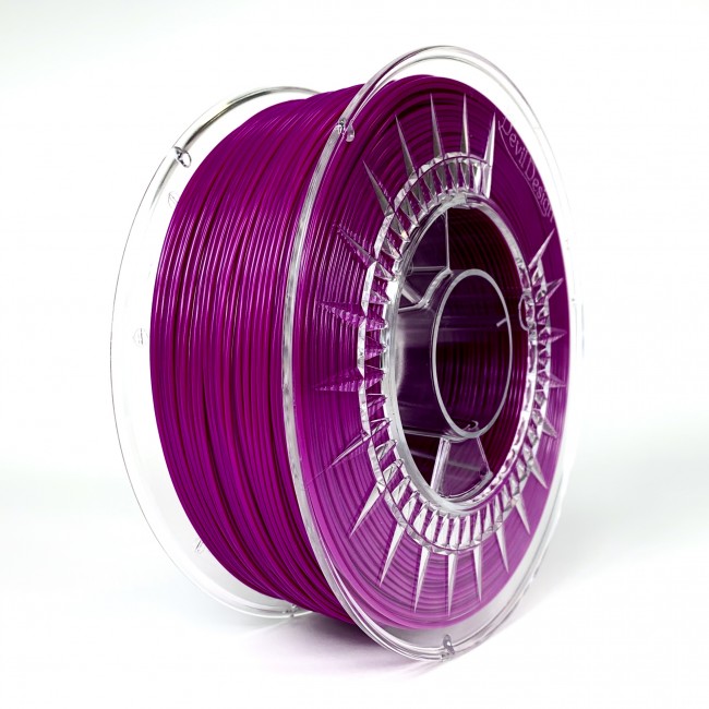PLA175VLDEV Rolo 1 Kg. filamento PLA 1,75mm cor violeta DEVIL