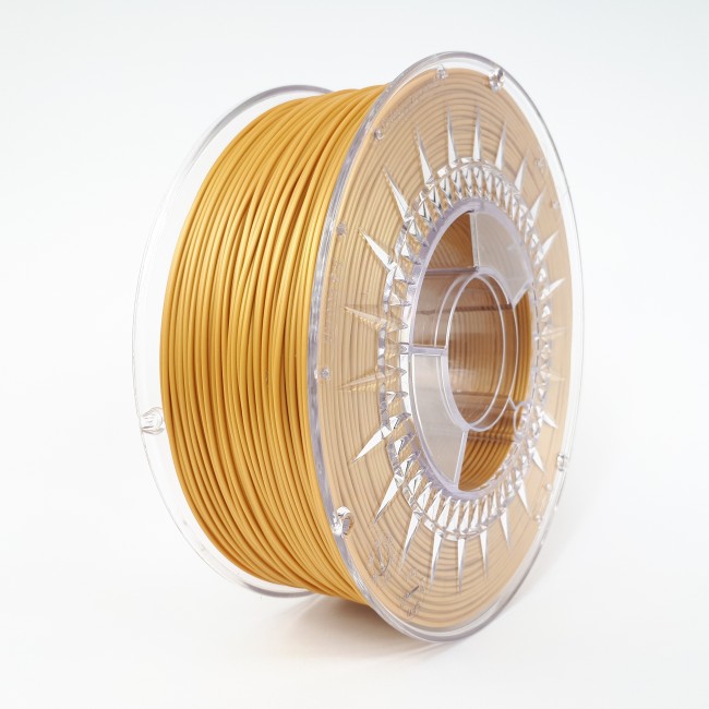 PLA175OUDEV Rolo 1 Kg. filamento PLA 1,75mm cor ouro DEVIL