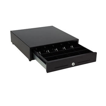 POSG410HQ GAVETA METALICA 4N8M, 24V RJ11 MICROSWITCH, PRETA