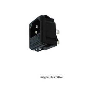 PSCM2A FICHA 3 PINOS FEMEA PAINEL C/ SUPORTE FUSIVEL