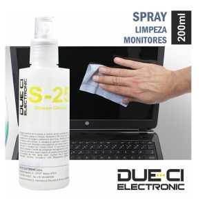 S-25 Spray limpeza 200ml LCD / LED / Plasma / Smartphones...etc