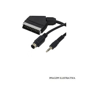 SCART48/10 CABO SCART+SVHS+JACK 3,5mm 10m