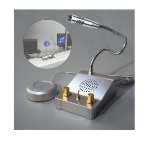 SISTCONF01 Microfone c/ intercomunicador bi-direccional p/ vidro