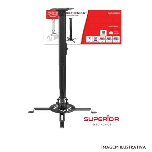 SPT135 Suporte Vídeoprojetor Tecto 360º SUPERIOR