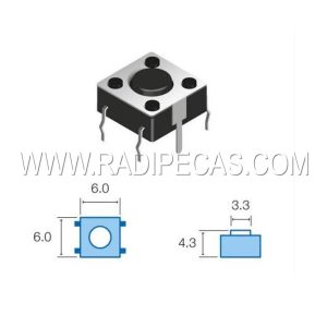 SW063 INTERRUPTOR / PULSADOR MINI