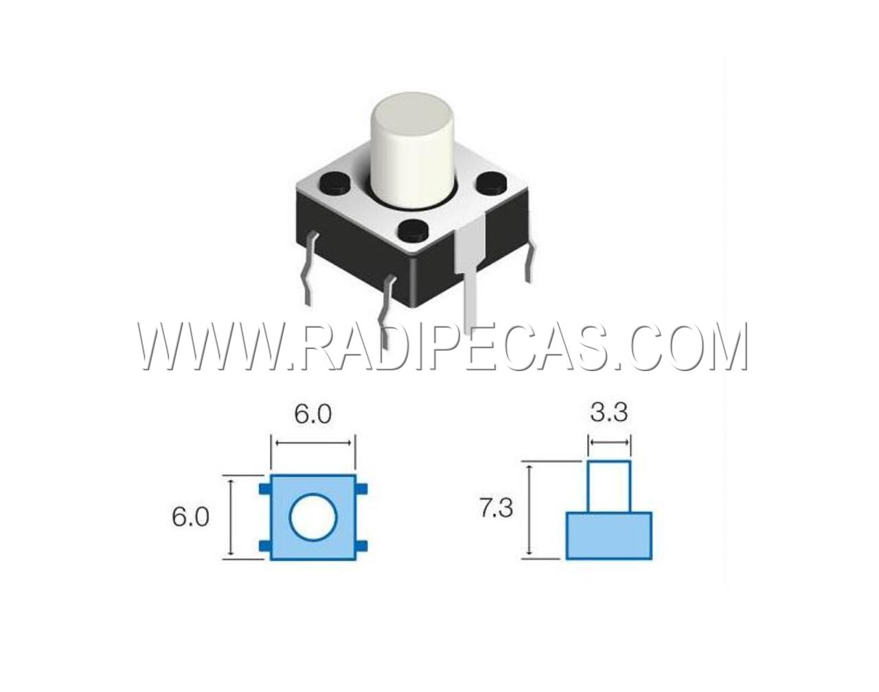 SW067 INTERRUPTOR TECLA MINI