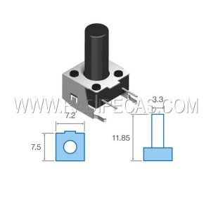 SW077 INTERRUPTOR TIPO TECLA LATERAL