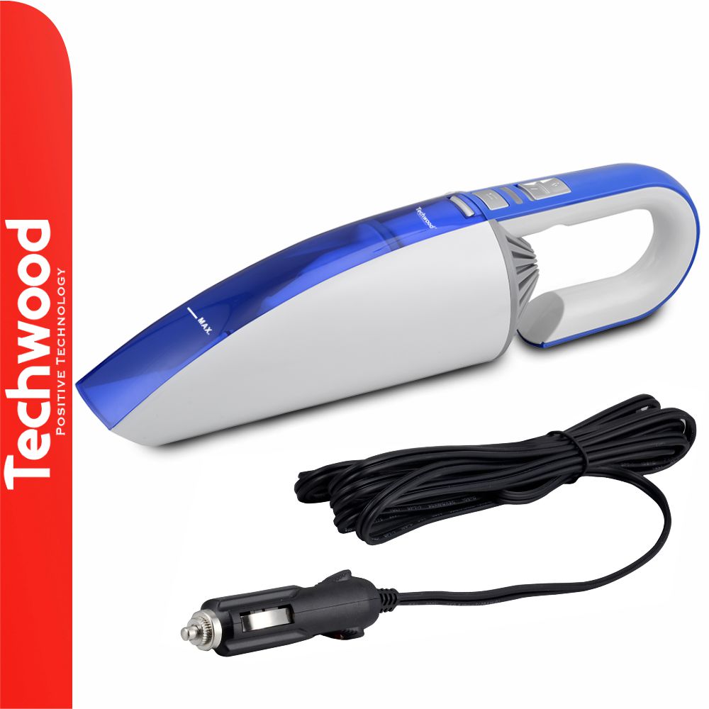 TAV-8264 Aspirador Portátil C/ Ficha Isqueiro P/ Automóvel TECHWOOD