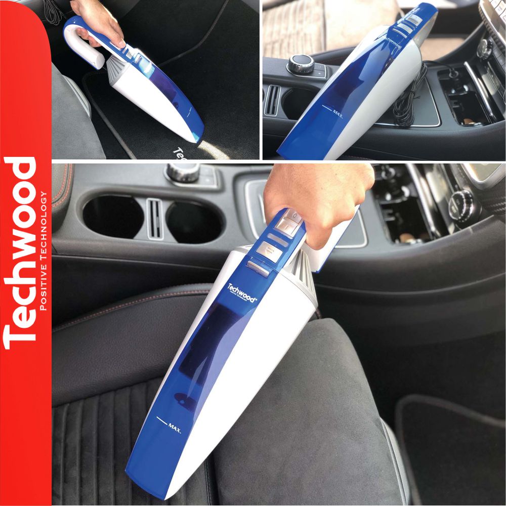 TAV-8264 Aspirador Portátil C/ Ficha Isqueiro P/ Automóvel TECHWOOD - Image 2