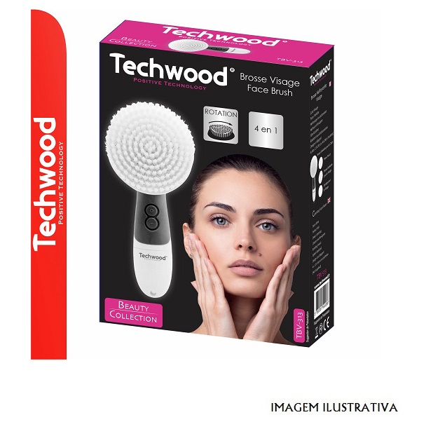 TBV-313 Escova De Limpeza Facial TECHWOOD - Image 4