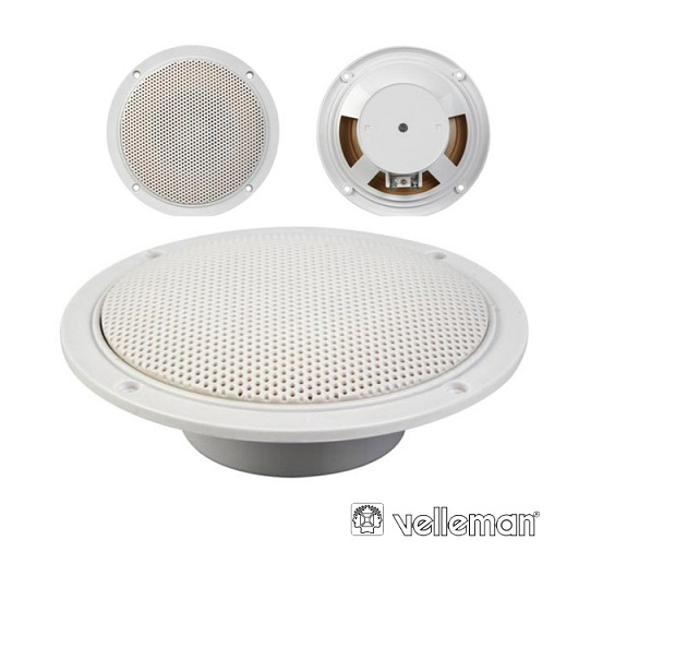 VDSWPS5N Par Altifalantes 5 POL. 80W 8 ohms , branco, prova agua