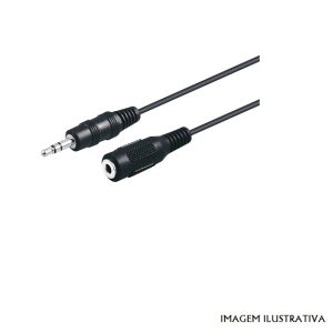 WIR262 Cabo JACK / JACK 3,5 STEREO MACHO/ FEMEA 5m